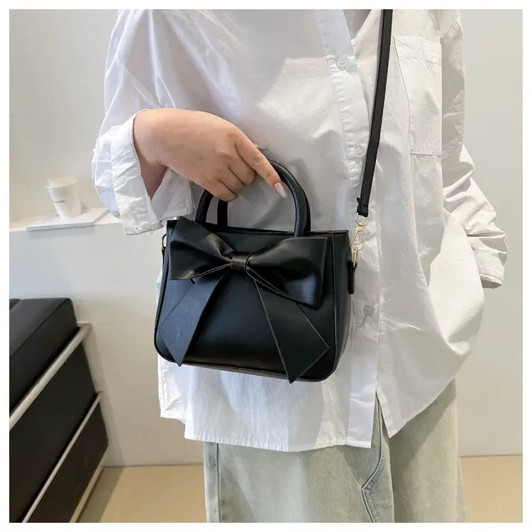 Pink Bow Shoulder Bag for Women 2024 Spring — feature 20