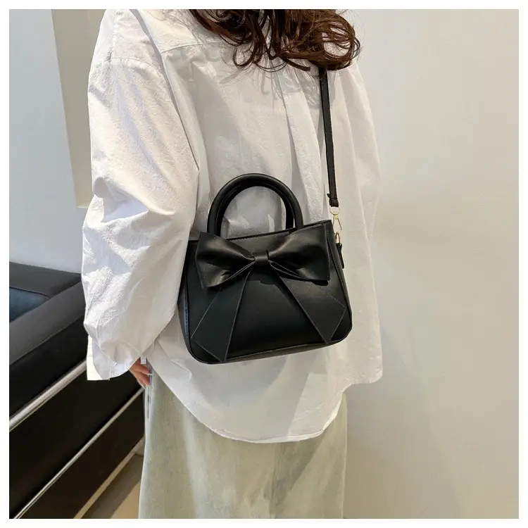Pink Bow Shoulder Bag for Women 2024 Spring — feature 21