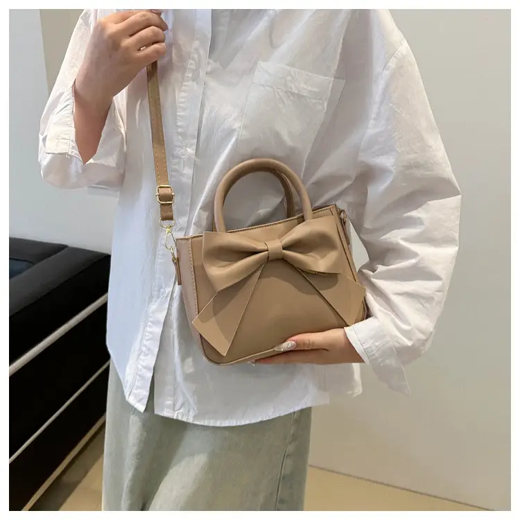 Pink Bow Shoulder Bag for Women 2024 Spring — feature 25