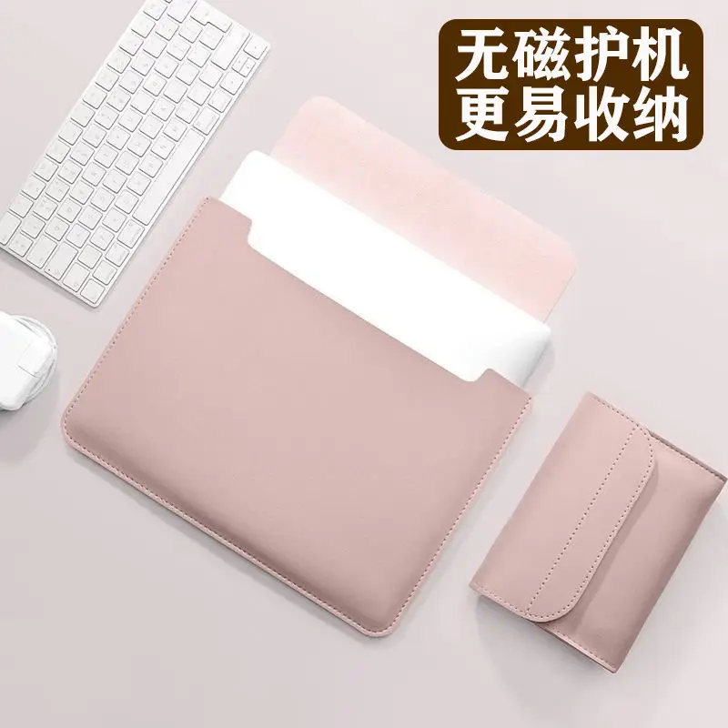 Leather Laptop Bag MacBook Liner Bag iPad Protective Cover Light and Wear-Resistant Matebook 14inch — feature 3