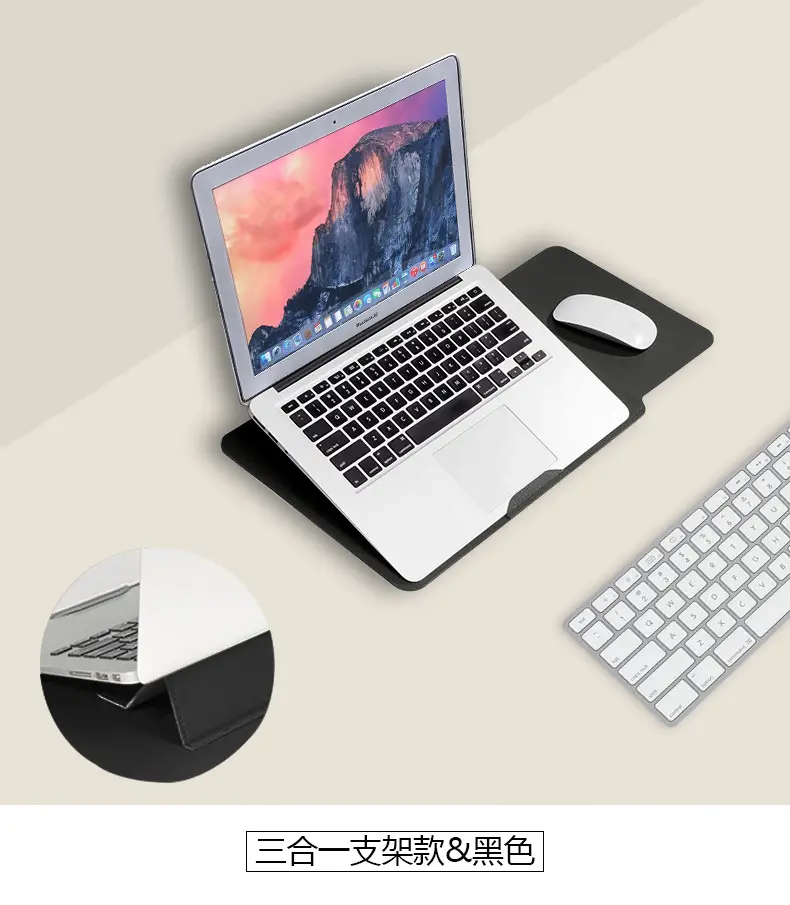 Leather Laptop Bag MacBook Liner Bag iPad Protective Cover Light and Wear-Resistant Matebook 14inch