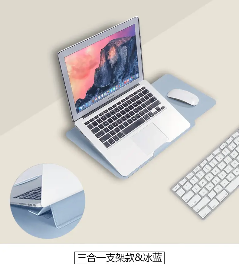 Leather Laptop Bag MacBook Liner Bag iPad Protective Cover Light and Wear-Resistant Matebook 14inch