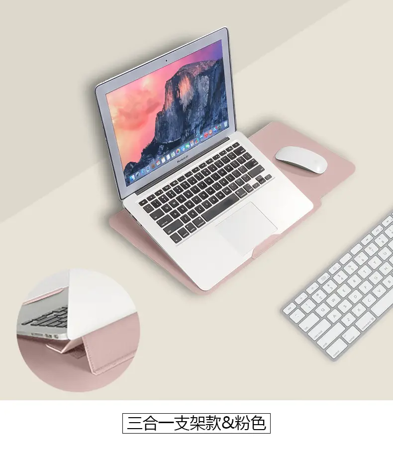 Leather Laptop Bag MacBook Liner Bag iPad Protective Cover Light and Wear-Resistant Matebook 14inch
