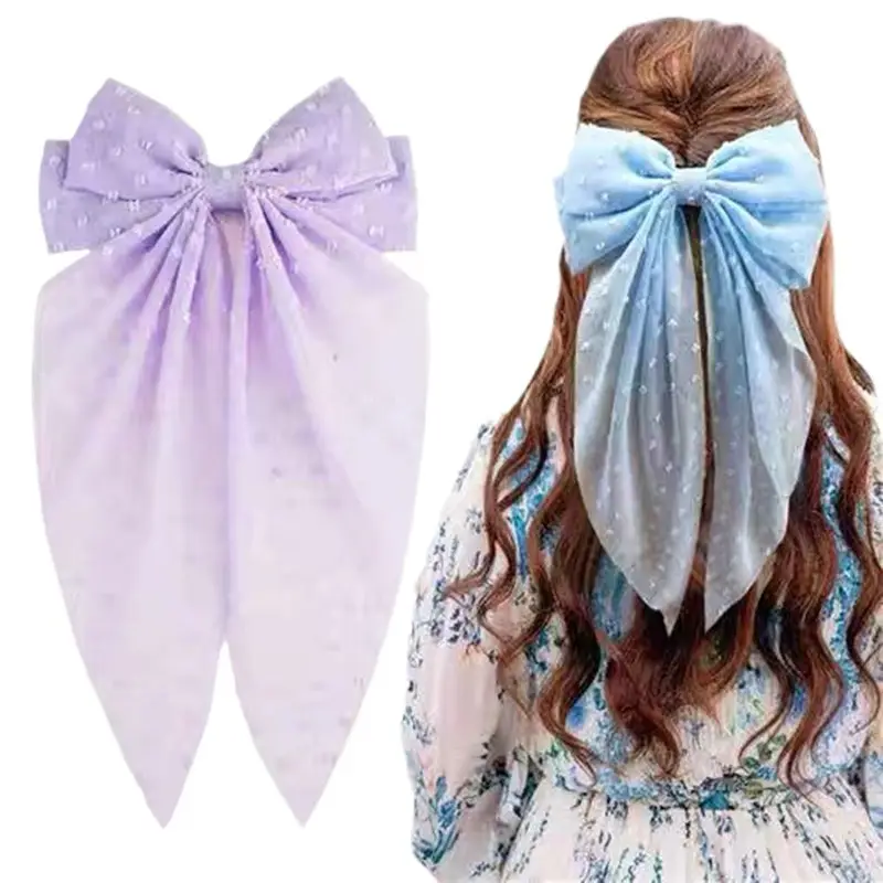 Pink Oversized Bow Hairpin for Women - Image 32