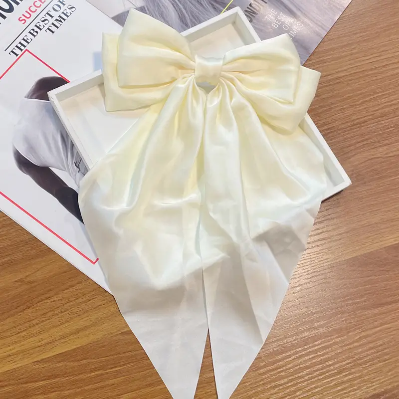 Pink Oversized Bow Hairpin for Women - Image 13