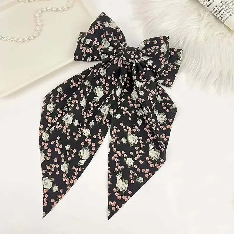 Pink Oversized Bow Hairpin for Women - Image 14