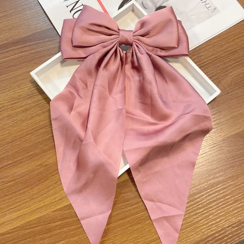 Pink Oversized Bow Hairpin for Women - Image 17