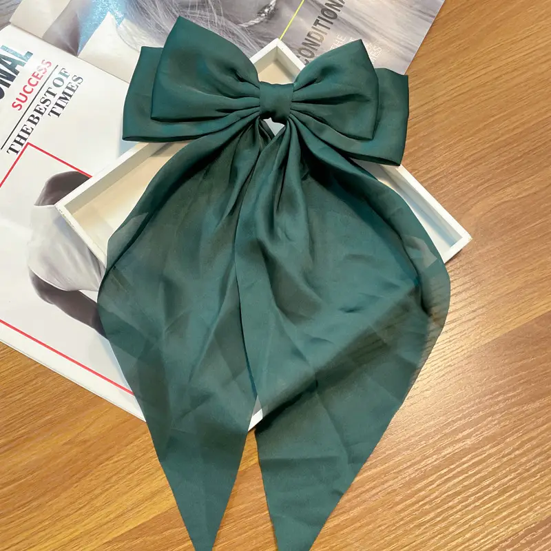 Pink Oversized Bow Hairpin for Women - Image 18