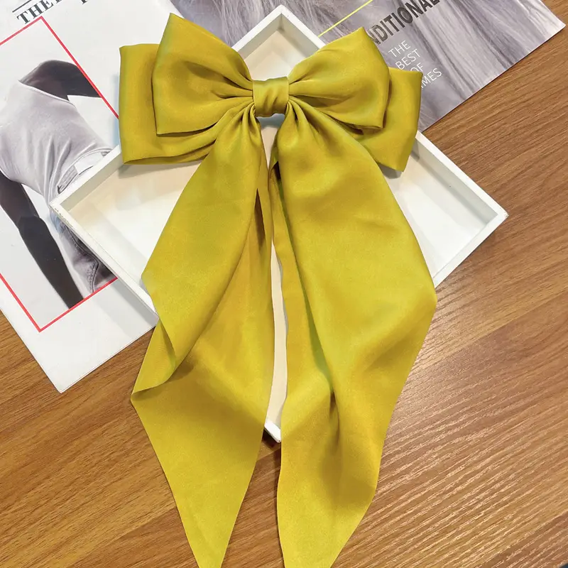 Pink Oversized Bow Hairpin for Women - Image 19