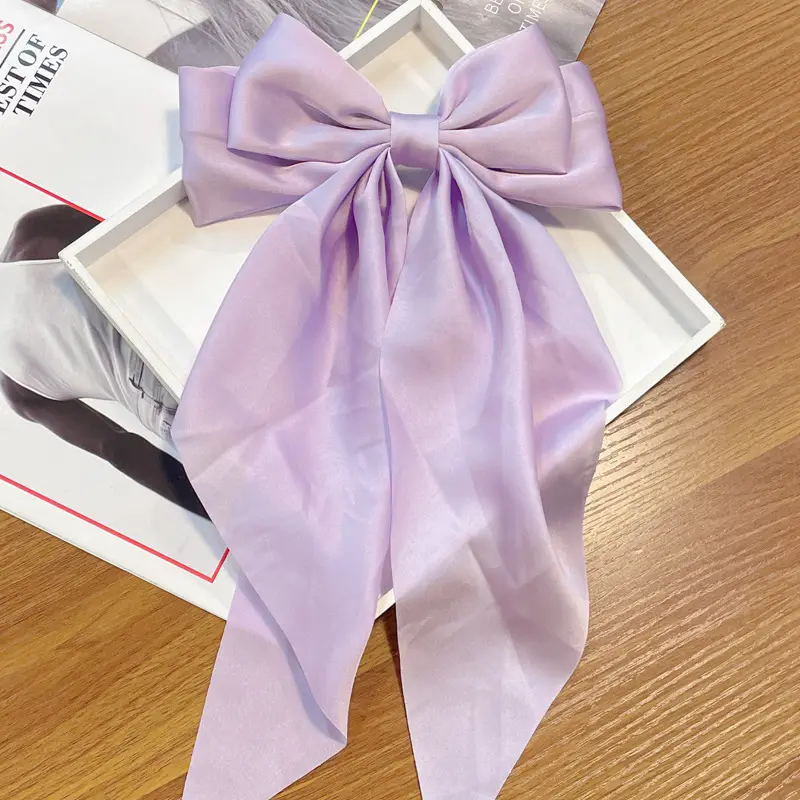 Pink Oversized Bow Hairpin for Women - Image 21