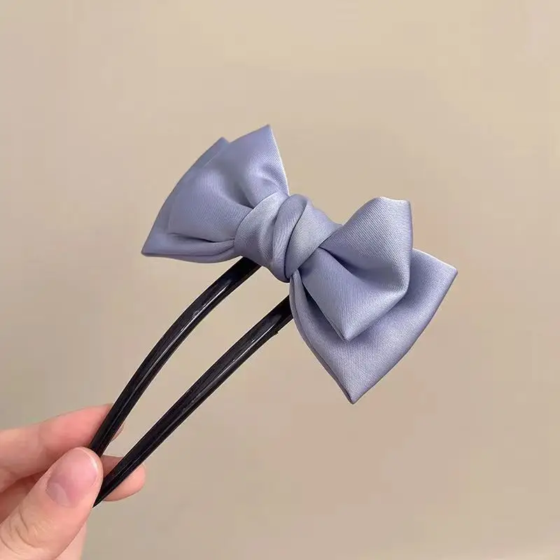New Chinese Style Bow U-Shaped Hairpin for Daily Wear - Image 2