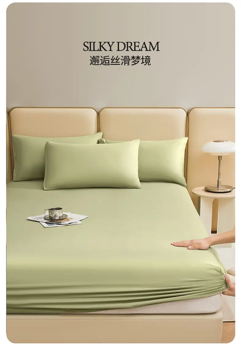 Wholesale 100 Cotton Bed Cover Class A Maternal and Infant Grade Xinjiang Long-staple Cotton Cotton Bed Cover Fully Enclosed Mattress Protective Cover — feature 13