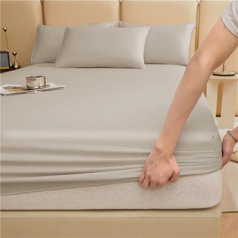 Wholesale 100 Cotton Bed Cover Class A Maternal and Infant Grade Xinjiang Long-staple Cotton Cotton Bed Cover Fully Enclosed Mattress Protective Cover