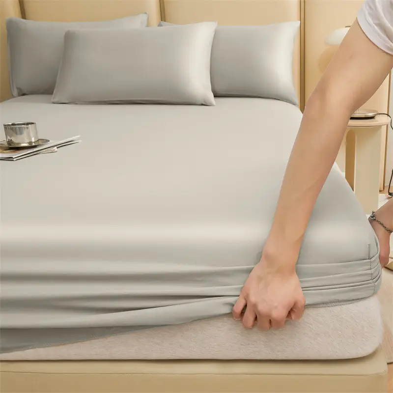 Wholesale 100 Cotton Bed Cover Class A Maternal and Infant Grade Xinjiang Long-staple Cotton Cotton Bed Cover Fully Enclosed Mattress Protective Cover