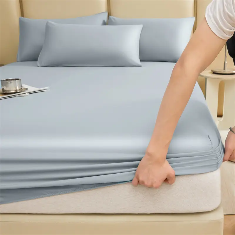 Wholesale 100 Cotton Bed Cover Class A Maternal and Infant Grade Xinjiang Long-staple Cotton Cotton Bed Cover Fully Enclosed Mattress Protective Cover