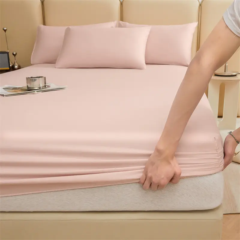 Wholesale 100 Cotton Bed Cover Class A Maternal and Infant Grade Xinjiang Long-staple Cotton Cotton Bed Cover Fully Enclosed Mattress Protective Cover