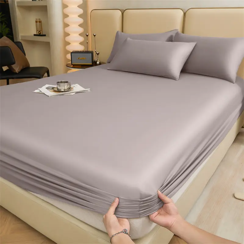 Wholesale 100 Cotton Bed Cover Class A Maternal and Infant Grade Xinjiang Long-staple Cotton Cotton Bed Cover Fully Enclosed Mattress Protective Cover