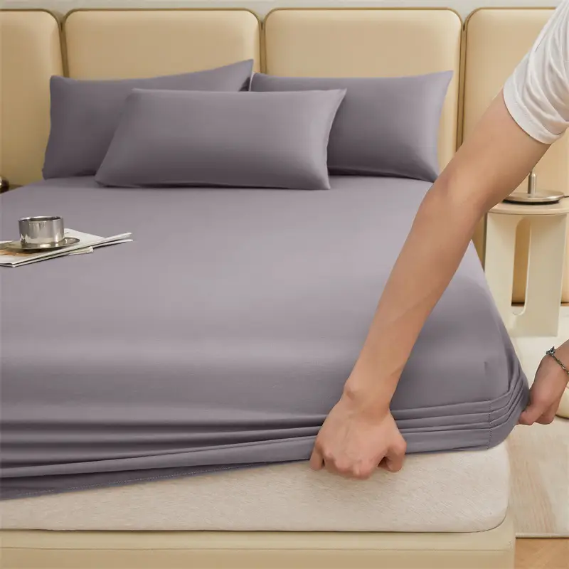 Wholesale 100 Cotton Bed Cover Class A Maternal and Infant Grade Xinjiang Long-staple Cotton Cotton Bed Cover Fully Enclosed Mattress Protective Cover