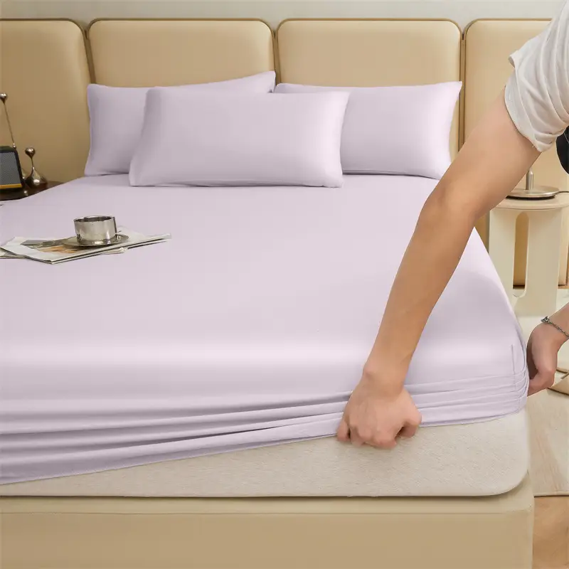 Wholesale 100 Cotton Bed Cover Class A Maternal and Infant Grade Xinjiang Long-staple Cotton Cotton Bed Cover Fully Enclosed Mattress Protective Cover