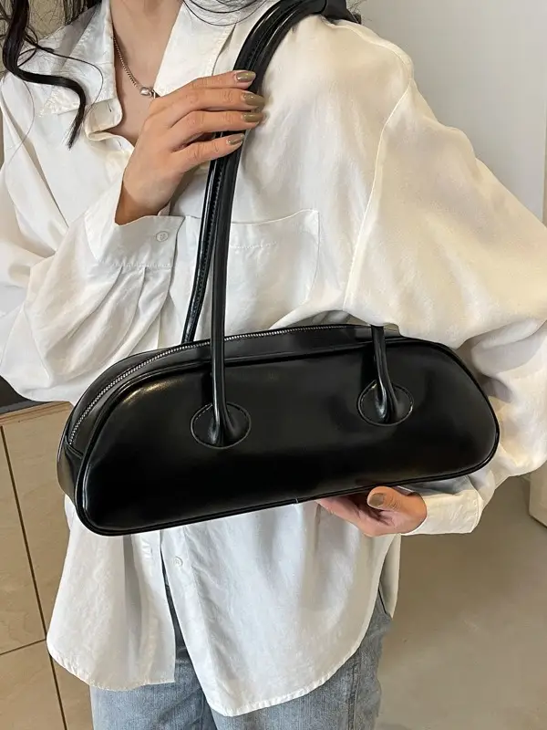 Red Korean Style Shoulder Bag 2024 Large Capacity - Image 8
