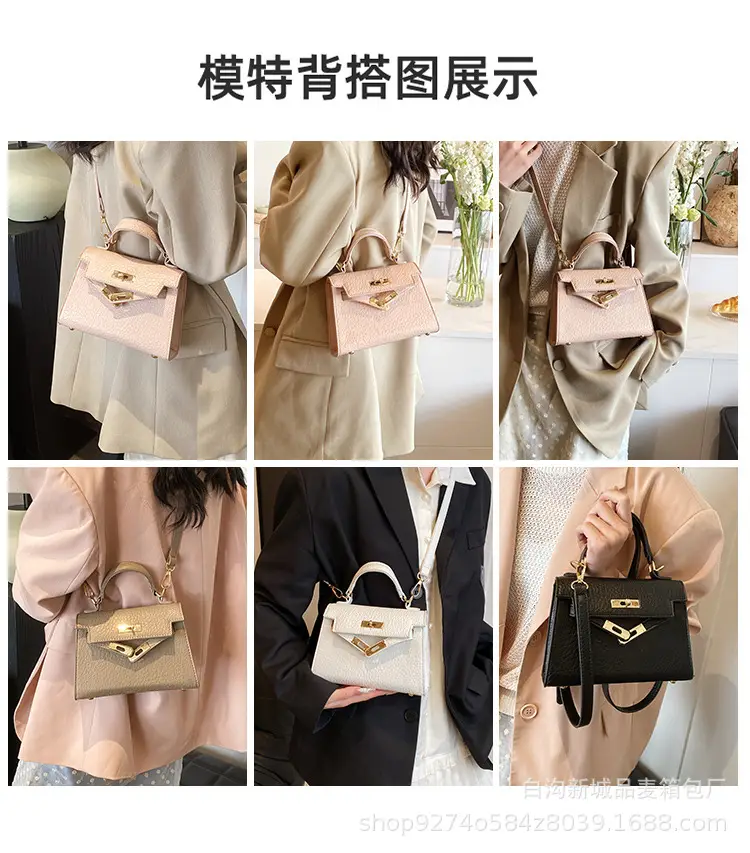 Women's French Style Shoulder Bag Brown 2026 — feature 2