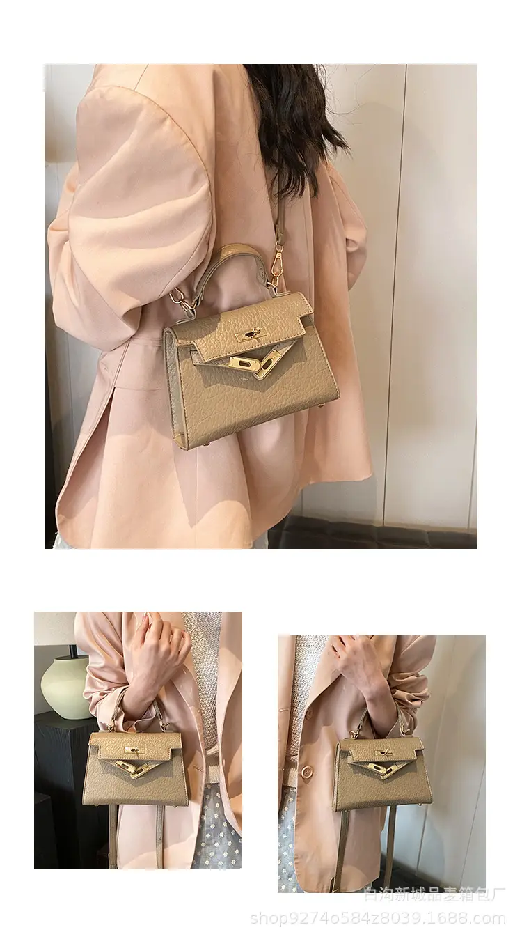 Women's French Style Shoulder Bag Brown 2026 — feature 4