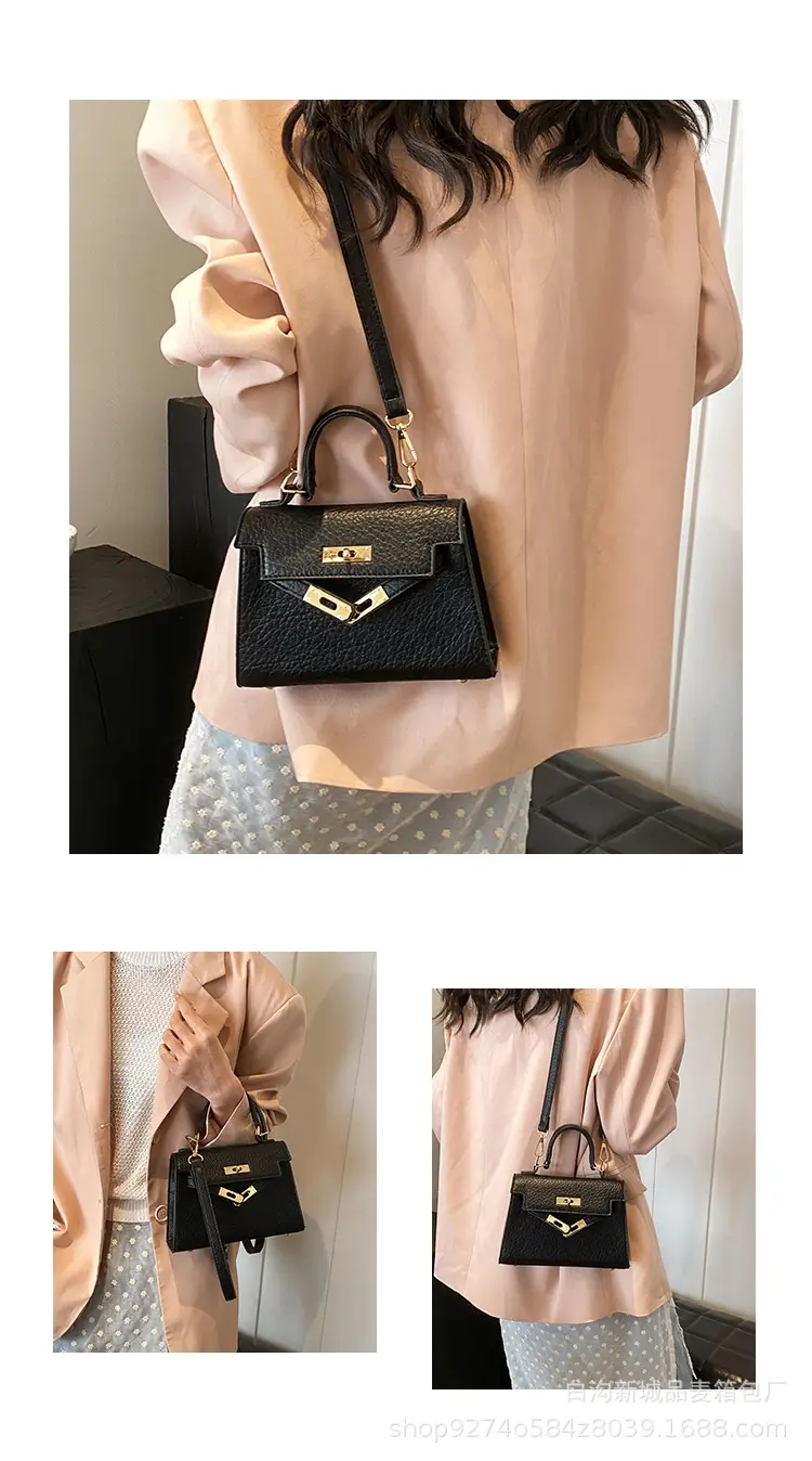 Women's French Style Shoulder Bag Brown 2026 — feature 5