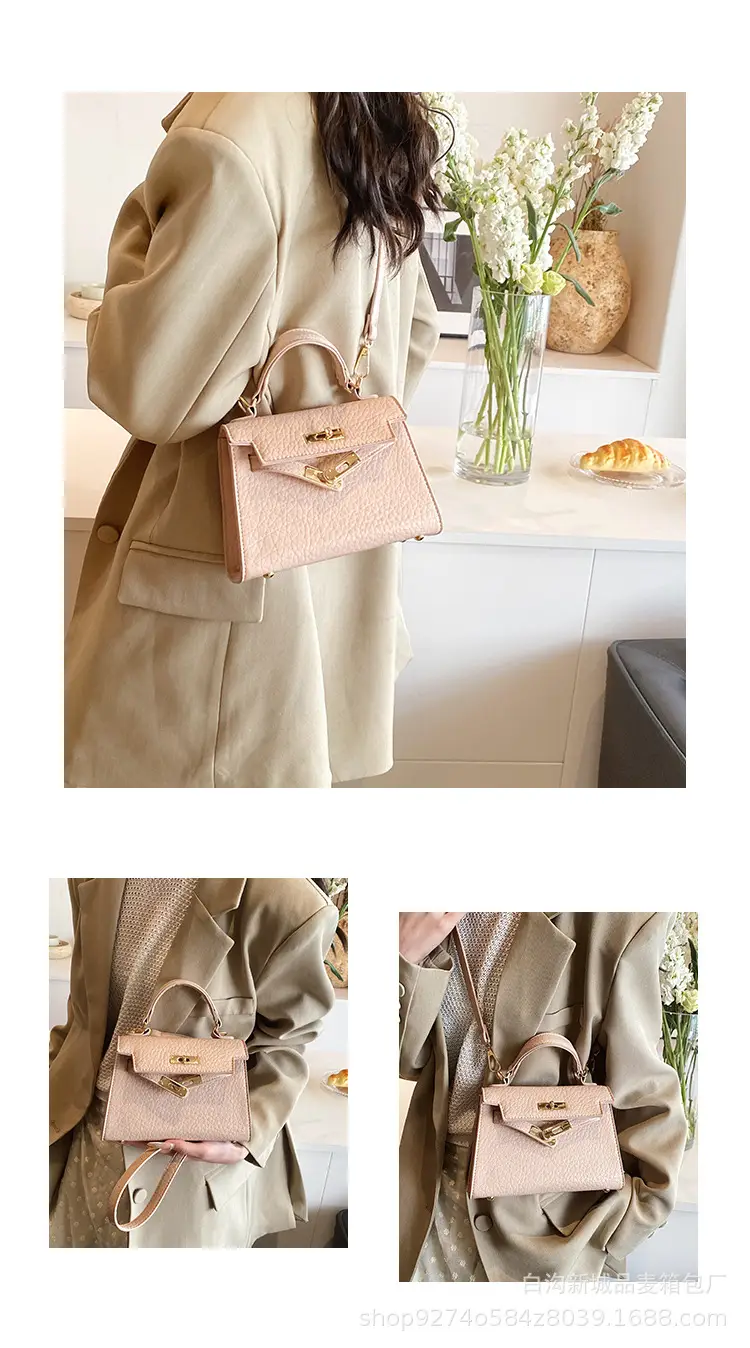 Women's French Style Shoulder Bag Brown 2026 — feature 6