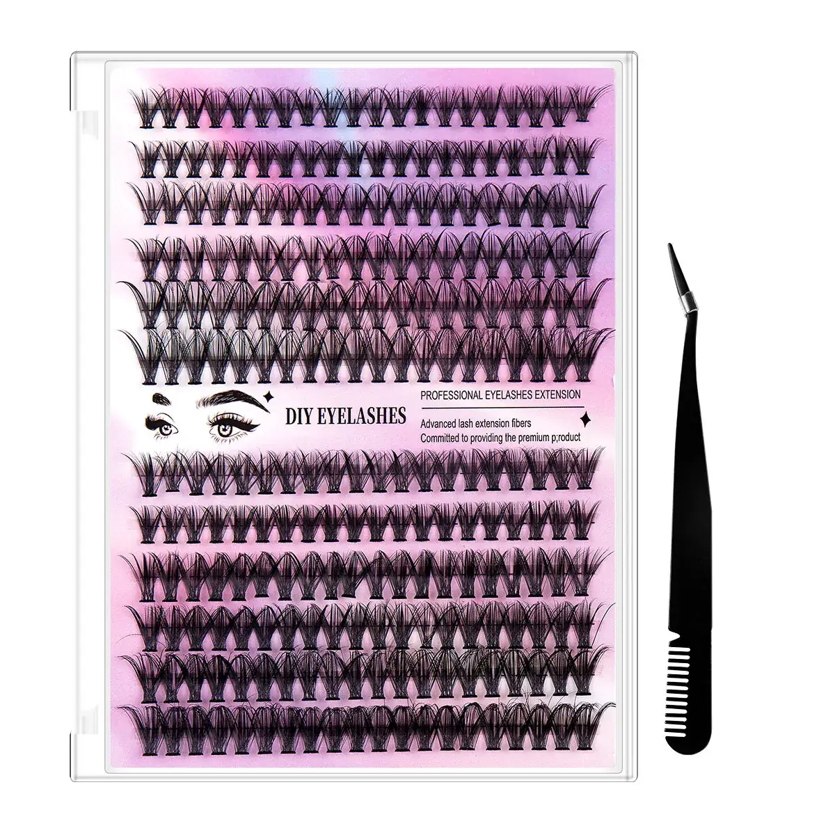 30D + 40D + black tweezers