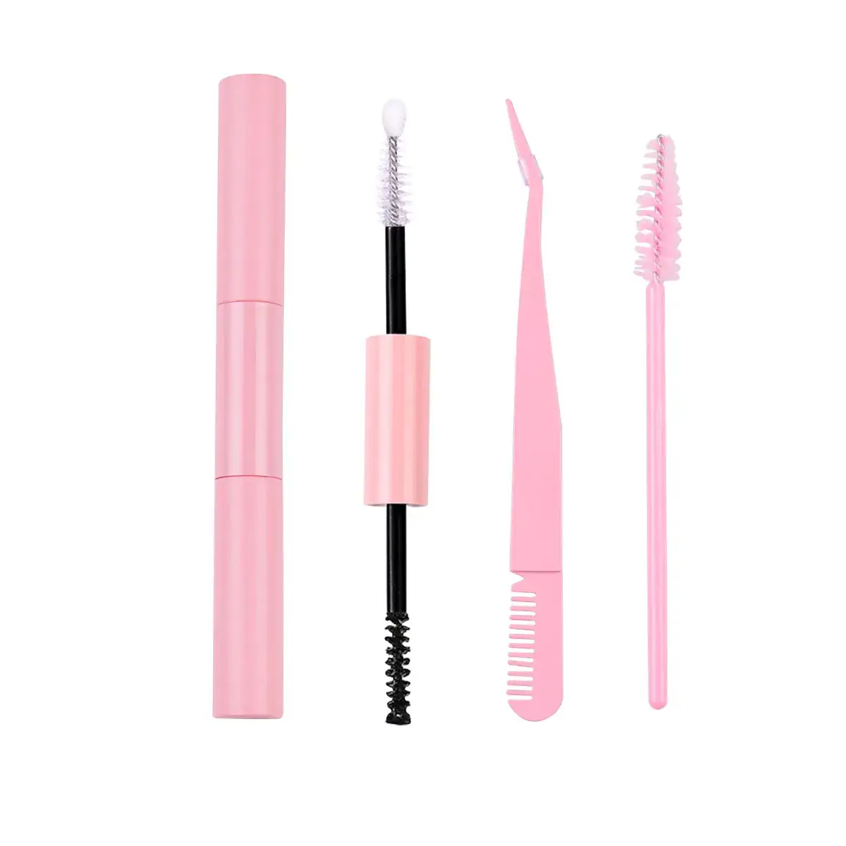 Pink False Eyelashes Set with 12 Rows & Hot Melt - Image 14