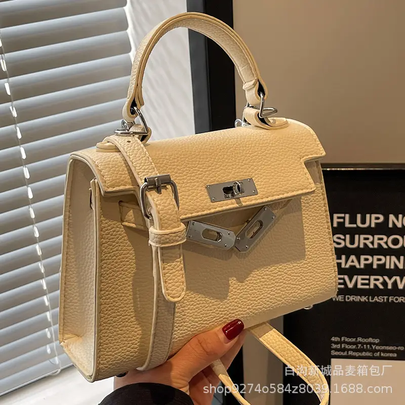 Light Blue Kelly Style Shoulder Bag for Women 2026 - Image 5