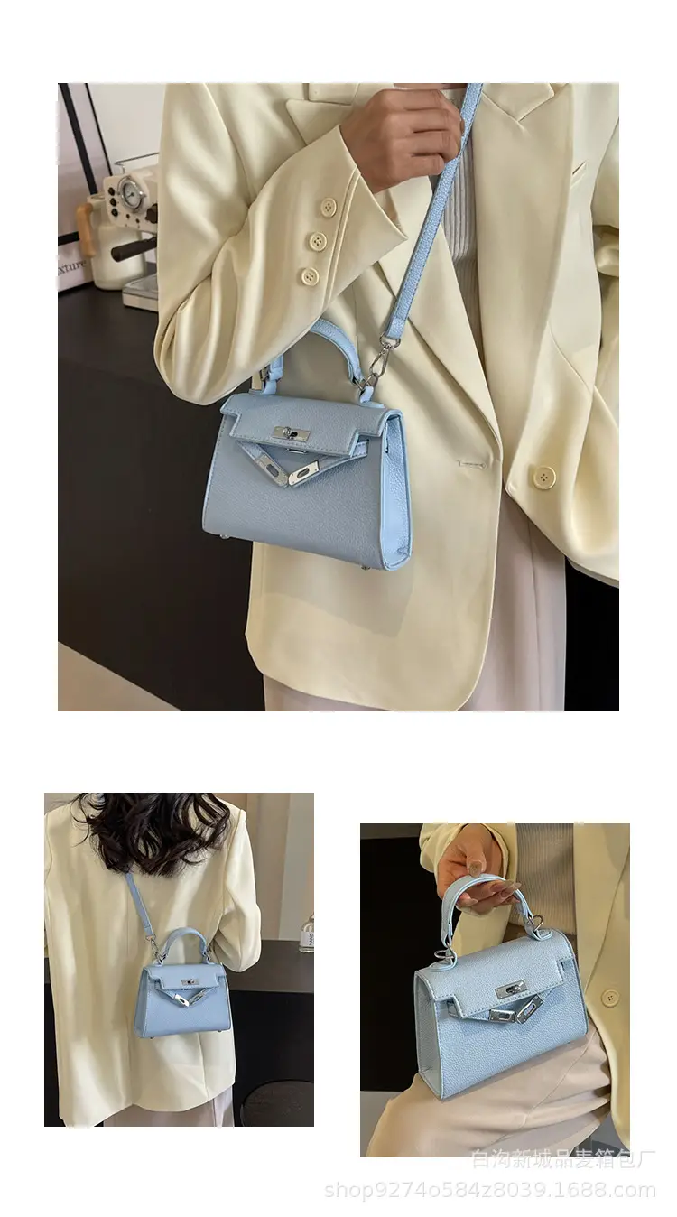 Light Blue Kelly Style Shoulder Bag for Women 2026 — feature 10