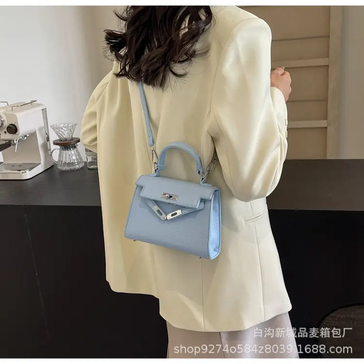 Light Blue Kelly Style Shoulder Bag for Women 2026 — feature 16