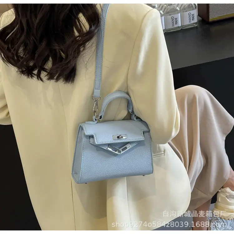 Light Blue Kelly Style Shoulder Bag for Women 2026 — feature 18