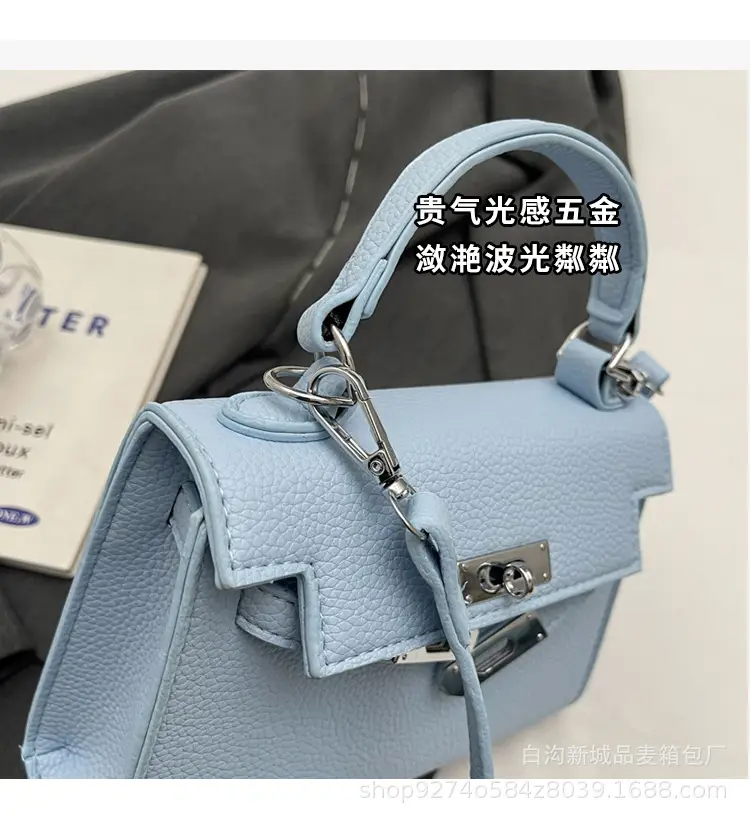 Light Blue Kelly Style Shoulder Bag for Women 2026 — feature 4