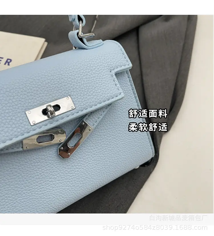 Light Blue Kelly Style Shoulder Bag for Women 2026 — feature 7