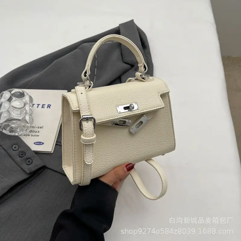 Light Blue Kelly Style Shoulder Bag for Women 2026 - Image 2