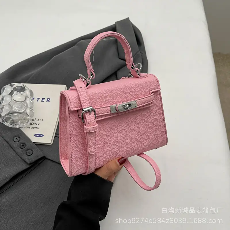 Light Blue Kelly Style Shoulder Bag for Women 2026 - Image 4
