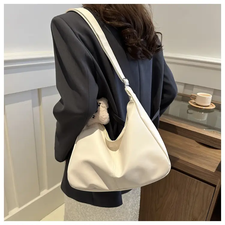 Soft PU Shoulder Bag Women Pink 2024 Spring — feature 12