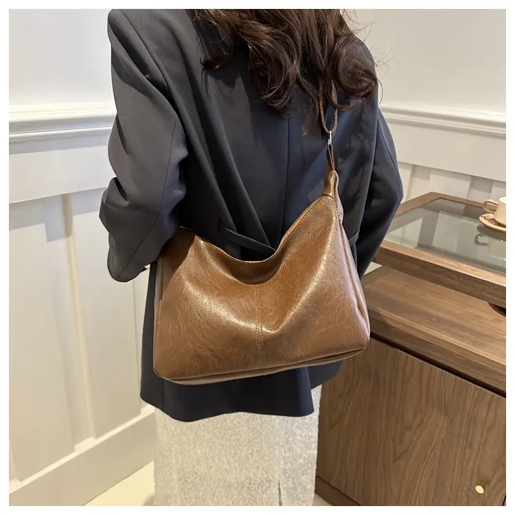 Soft PU Shoulder Bag Women Pink 2024 Spring — feature 16