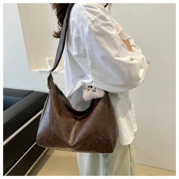 Soft PU Shoulder Bag Women Pink 2024 Spring — feature 20