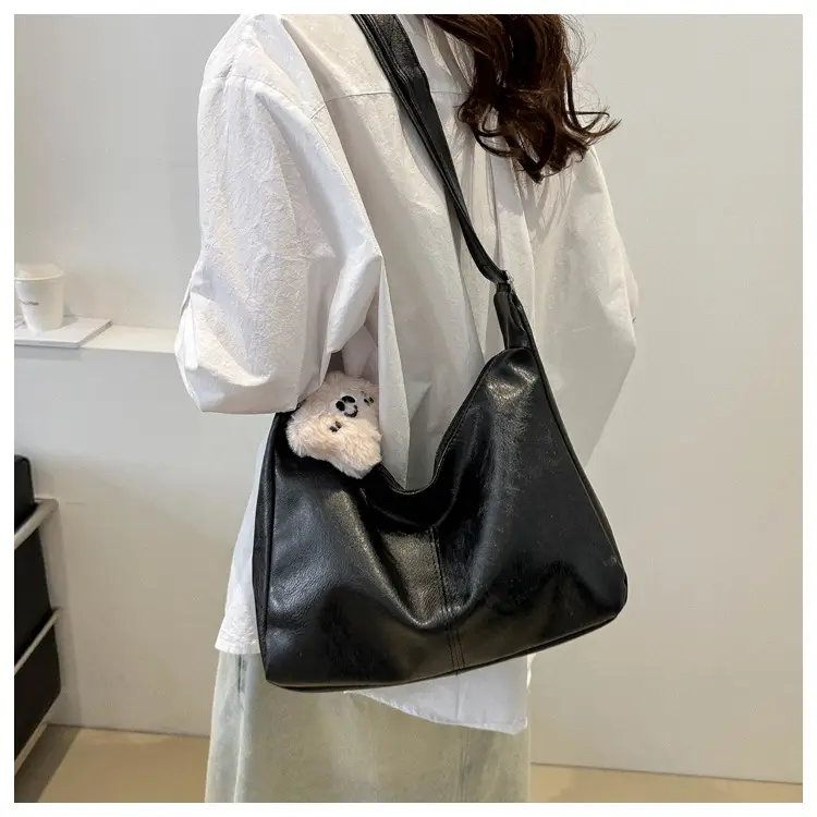 Soft PU Shoulder Bag Women Pink 2024 Spring — feature 22