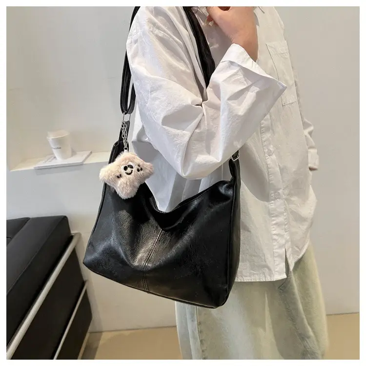 Soft PU Shoulder Bag Women Pink 2024 Spring — feature 23
