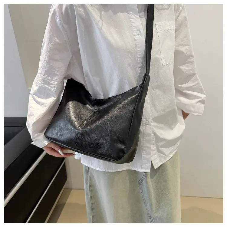 Soft PU Shoulder Bag Women Pink 2024 Spring — feature 25