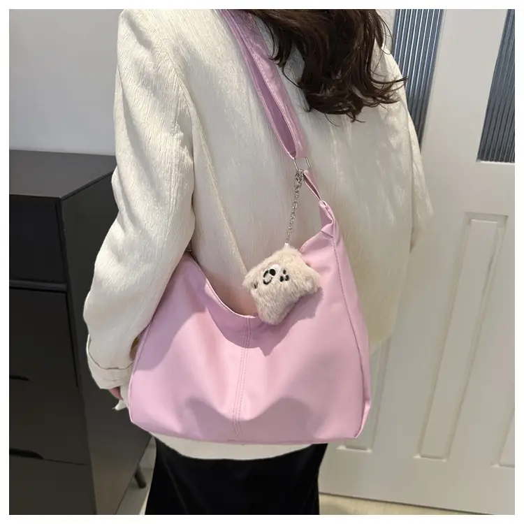 Soft PU Shoulder Bag Women Pink 2024 Spring — feature 26