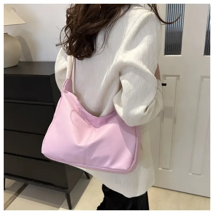 Soft PU Shoulder Bag Women Pink 2024 Spring — feature 29