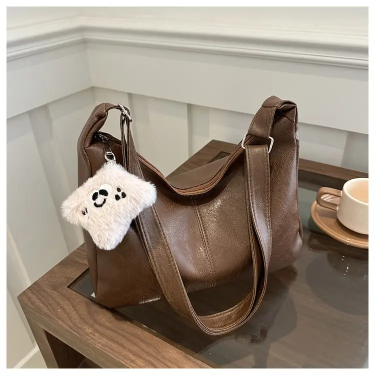 Soft PU Shoulder Bag Women Pink 2024 Spring — feature 31