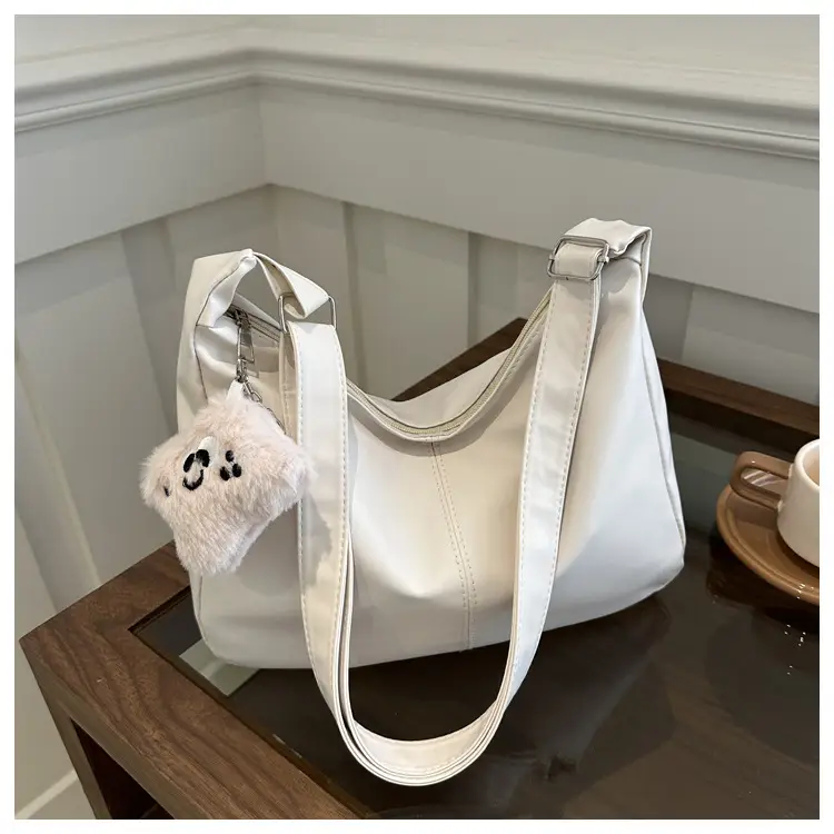 Soft PU Shoulder Bag Women Pink 2024 Spring — feature 32