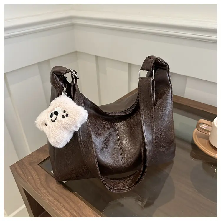 Soft PU Shoulder Bag Women Pink 2024 Spring — feature 33