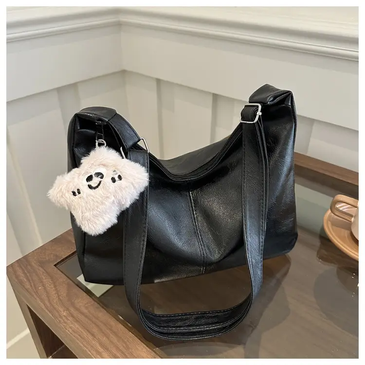 Soft PU Shoulder Bag Women Pink 2024 Spring — feature 34